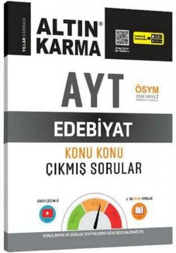 ALTIN KARMA AYT EDEBİYAT KONU KONU ÇIKMIŞ SORULAR