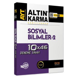 ALTIN KARMA AYT SOSYAL BİLİMLER DENEME