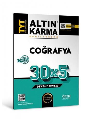 Altın Karma TYT Coğrafya 30 x 5 Deneme