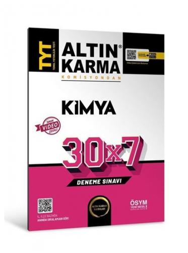 Altın Karma TYT Kimya 30 x 7 Deneme