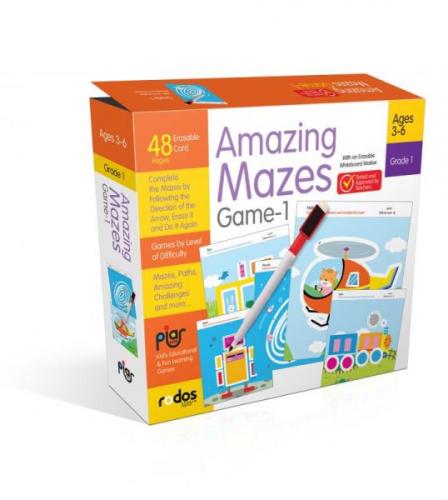 Amazing Mazes Game-1 - Grade-Level 1 - Ages 3-6