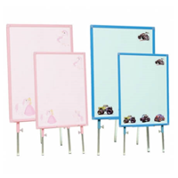 ANT YAZI ALÜMİNYUM ÇERÇEVE YAZI TAHTASI AYAKLI 50x70 PEMBE ---- ** (tek ürün gönderilecektir, fotoğraf temsilidir)