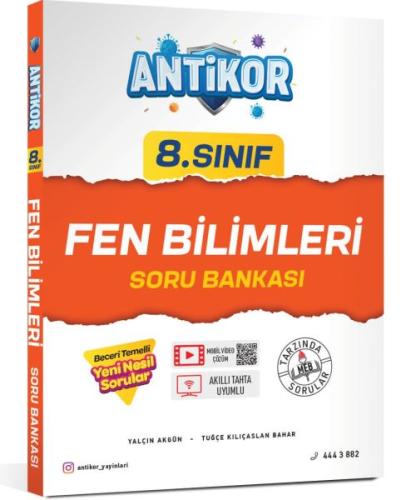 Antikor 8.Sınıf Fen Bilimleri Soru Bankası