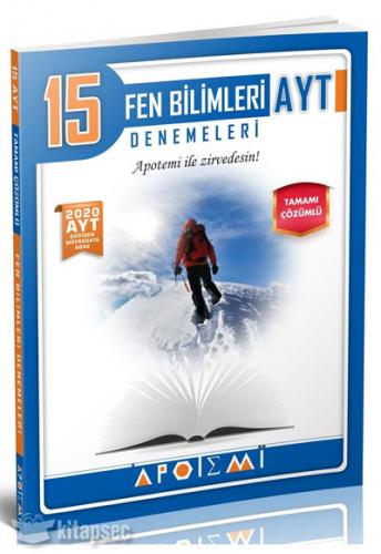 APOTEMİ AYT 15'Lİ FEN BİLİMLERİ DENEMELERİ