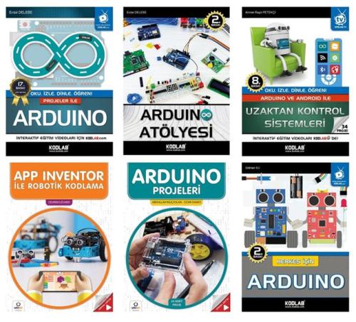 Arduino Programlama Egitim Seti - 6 Kitap Takim Arduino Programlama Egitim Seti - 6 Kitap Takim