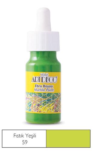 ARTDECO EBRU BOYASI FISTIK YEŞİLİ