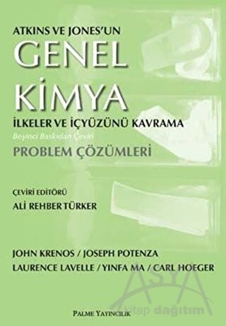 Atkins ve Jones'un Genel Kimya İlkeler ve İçyüzünü Kavrama Problem Çözümleri
