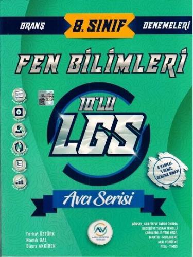 Av Yayınları 8. Sınıf LGS Fen Bilimleri 10 lu Deneme