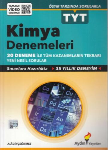 Aydın TYT Kimya 30 lu Deneme Sınavı (Yeni)