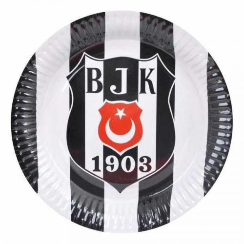 BALON EVİ BEŞİKTAŞ TABAK 23 CM 8'Lİ DOĞUM GÜNÜ SÜSÜ