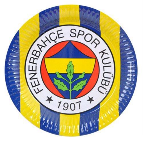 BALON EVİ FENERBAHÇE TABAK 23 CM 8'Lİ DOĞUM GÜNÜ SÜSÜ