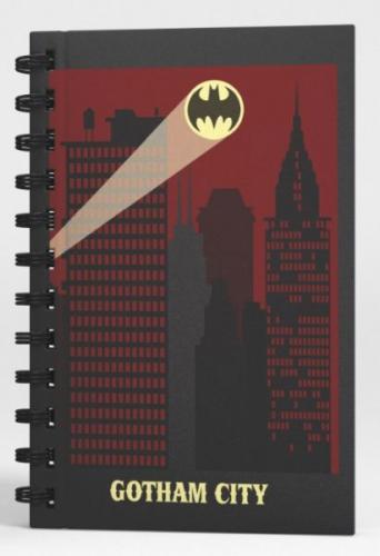 Batman Gotham City Spiralli Defter Siyah