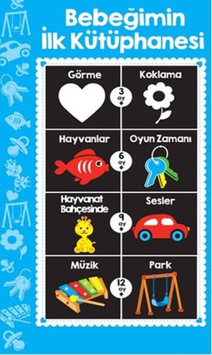 Bebeğimin İlk Kütüphanesi Mavi (8 Kitap)