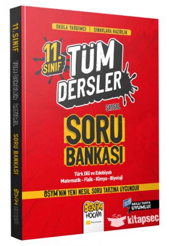 Benim Hocam Yayınları 2022 11. Sınıf Sayısal Tüm Dersler Soru Bankası