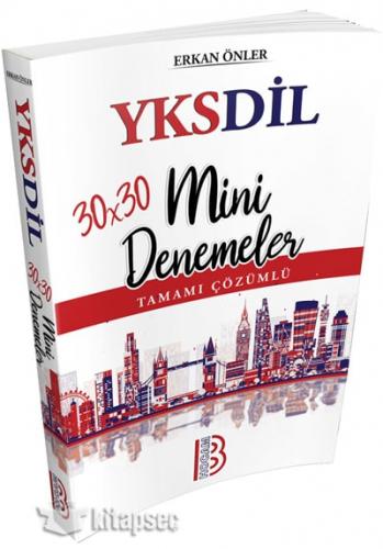Benim Hocam Yayınları YKSDİL 30x30 Tamamı Çözümlü Mini Denemeler