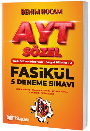 BENİM HOCAM AYT SÖZEL 5'Lİ DENEME