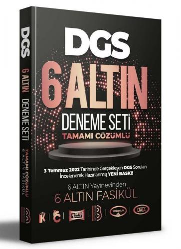 Benim Hocam Yayınları 2023DGS Tamamı Çözümlü 6 Altın Deneme Seti