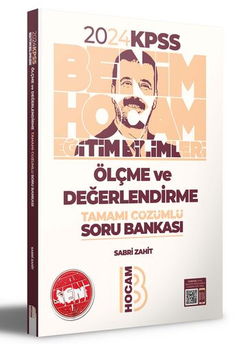 Benim Hocam Yayınları 2024 KPSS Eğitim Bilimleri Ölçme ve Değerlendirme Tamamı Çözümlü Soru Bankası ( İADESİZ ) 
