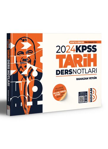 Benim Hocam Yayınları 2024 KPSS Tarih Ders Notları ( İADESİZ )