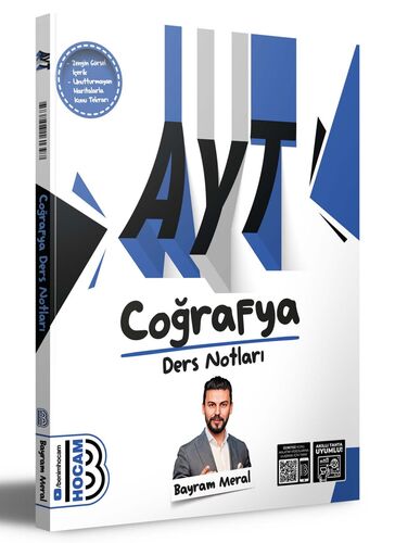 2024 AYT Coğrafya Video Ders Defteri Benim Hocam Yayınları