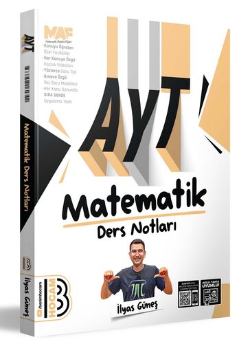 2024 AYT Matematik Video Ders Defteri Benim Hocam Yayınları