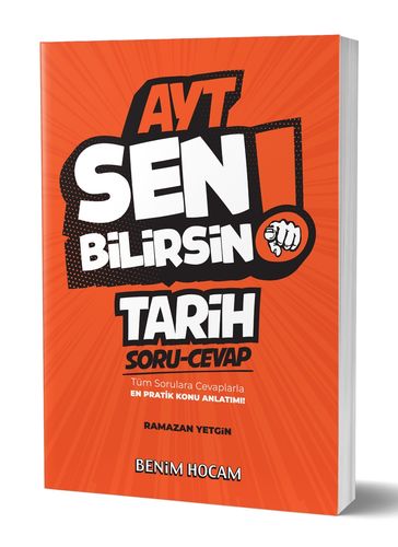 Benim Hocam Yayınları AYT Tarih Sen Bilirsin Soru-Cevap Kitabı