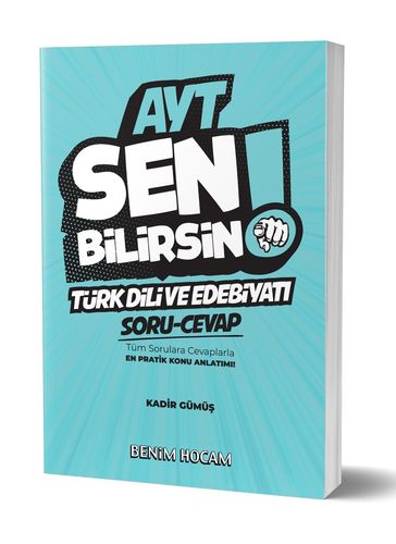 Benim Hocam Yayınları AYT Türk Dili ve Edebiyatı Sen Bilirsin Soru-Cev