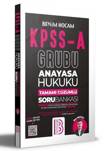 Benim Hocam Yayınları KPSS A Grubu Anayasa Hukuku Tamamı Çözümlü Soru 