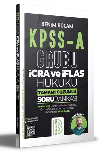Benim Hocam Yayınları KPSS A Grubu İcra ve İflas Hukuku Tamamı Çözümlü Soru Bankası (İADESİZ)