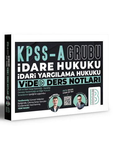 Benim Hocam Yayınları KPSS A Grubu İdare Hukuku İdari Yargılama Hukuku