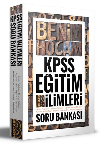 Benim Hocam Yayınları KPSS Eğitim Bilimleri Tek Kitap Soru Bankası