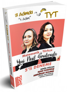 Benim Hocam Yayınları TYT 3 Adımda Matematik-Türkçe 5'li Deneme