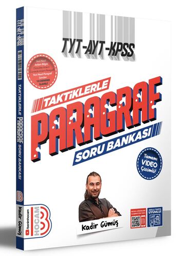 BENİM HOCAM TYT AYT KPSS PARAGRAF SORU BANKASI