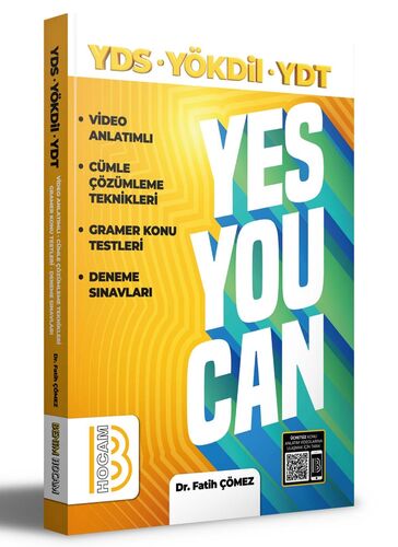 Benim Hocam Yayınları YDS YÖKDİL YDT Yes You Can (İADESİZ)