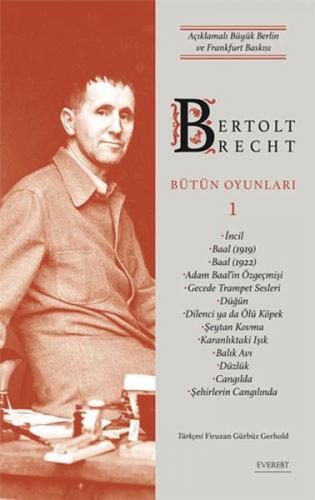 Bertolt Brecht Bütün Oyunları 1 (Ciltli)