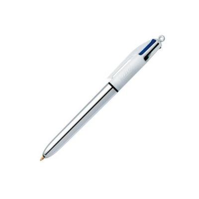 BİC GÜMÜŞ METALİK 4 RENK TÜKENMEZ KALEM