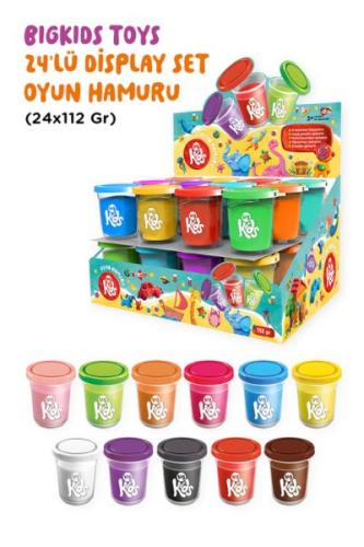 Bigkids Toys / 24'Lü Display Kutu Oyun Hamuru (24X112 Gr)