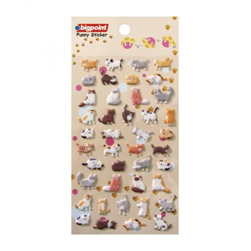 BİGPOİNT STİCKER KEDİLER