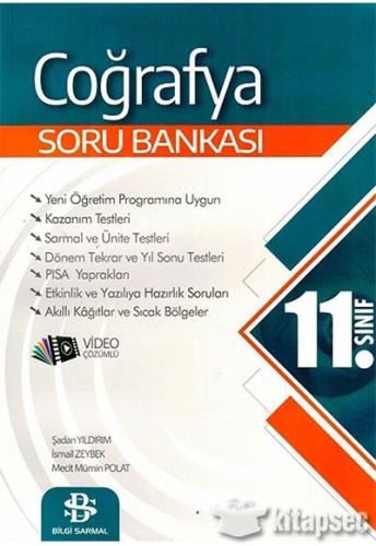 BİLGİ SARMALI 11.SINIF COĞRAFYA SORU BANKASI