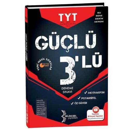 Bilinçsel 2021 TYT Güçlü 3'lü Deneme Sınavı Yeni