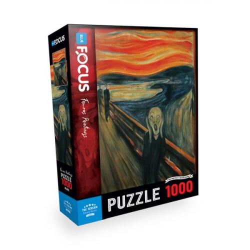 Blue Focus 1000 Parça Puzzle Çığlık Blue Focus 1000 Parça Puzzle Çığlık