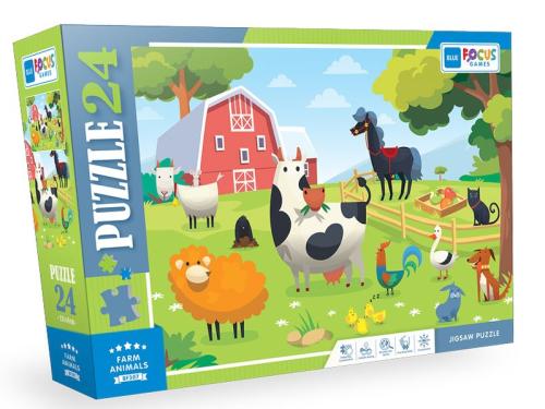 Blue Focus Farm Anımals (Çiftlik Hayvanları) - 24 Parça Blue Focus Farm Anımals (Çiftlik Hayvanları) - 24 Parça
