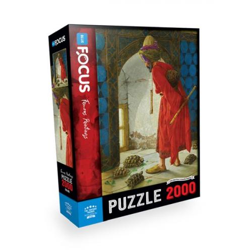 Blue Focus The Tortoise Trainer (Kaplumbağa Terbiyecisi) - Puzzle 2000