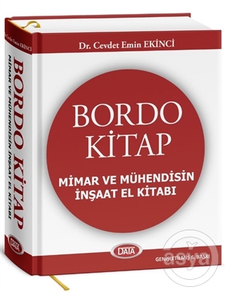 Bordo Kitap Mimar ve Mühendisin İnşaat El Kitabı (Ciltli)