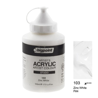 BP AKRİLİK BOYA 500ml 103 ZINC WHITE * (tek ürün gönderilecektir, fotoğraf temsilidir)