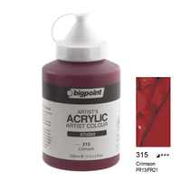 Bigpoint Akrilik Boya 500 ml Crimson 315