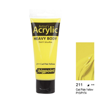 BİGPOİNT AKRİLİK BOYA 75 ML CAD PALE YELLOW HUE