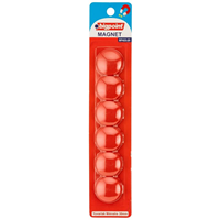 BP MAGNET 30mm ( MIKNATIS ) KIRMIZI 6 LI BLİSTERLİ