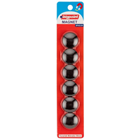BP MAGNET 30mm ( MIKNATIS ) SİYAH 6 LI BLİSTERLİ