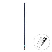 BP METAL KLİPSLİ YAKA İPİ LACİVERT İTHAL ( 1 CM ENİNDE 1,5 mm. KALINLI